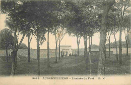 93 - Aubervilliers - L'entrée Du Fort - Animée - Correspondance - CPA - Voyagée En 1916 - Voir Scans Recto-Verso - Aubervilliers