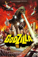 Cinema - Godzilla 1980 - Illustration Vintage - Affiche De Film - CPM - Carte Neuve - Voir Scans Recto-Verso - Manifesti Su Carta
