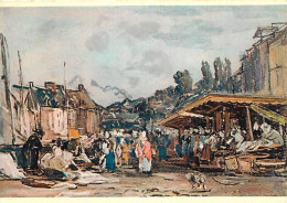 Art - Peinture - Eugène Boudin - La Petite Poissonnerie à Honfleur - CPM - Voir Scans Recto-Verso - Peintures & Tableaux