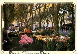 Marchés - Béziers - Marchés Aux Fleurs - CPM - Voir Scans Recto-Verso - Marktplaatsen