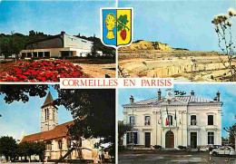 95 - Cormeilles En Parisis - Multivues - Automobiles - Blasons - Carte Neuve - CPM - Voir Scans Recto-Verso - Cormeilles En Parisis