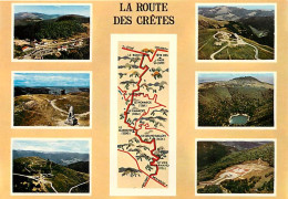 88 - Vosges - La Route Des Crêtes - Multivues - Carte Géographique - Carte Neuve - CPM - Voir Scans Recto-Verso - Autres & Non Classés