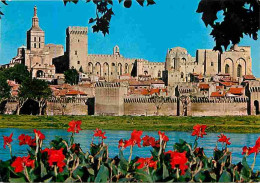 84 - Avignon - Les Remparts - Le Palais Des Papes - Fleurs - CPM - Voir Scans Recto-Verso - Avignon
