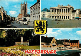 59 - Hazebrouck - Multivues - Automobiles - Blasons - Etat Léger Pli Visible - Flamme Postale Du Salon Du Bricolage De C - Hazebrouck