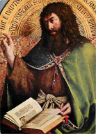 Art - Peinture Religieuse - Van Eyck - Saint Jean Baptiste - CPM - Voir Scans Recto-Verso - Tableaux, Vitraux Et Statues
