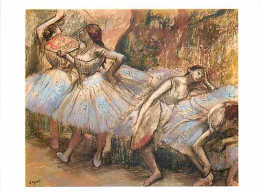 Art - Peinture - Edgar Degas - Danseuses - CPM - Voir Scans Recto-Verso - Malerei & Gemälde