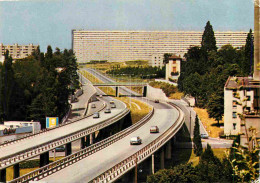 42 - Saint Etienne - Le Rond-Point Et L'Autoroute - A La Sortie Du Tunnel La Rivière - Le Rond Point - Immeubles - Archi - Saint Etienne