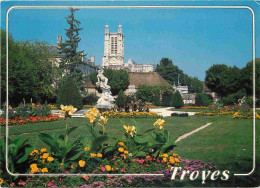 10 - Troyes - Jardin De La Préfecture Au Fond La Cathédrale Saint-Pierre Et Saint-Paul - CPM - Carte Neuve - Voir Scans  - Troyes