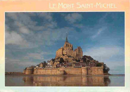 50 - Le Mont Saint Michel - Vue Générale Aérienne - Flamme Postale - CPM - Voir Scans Recto-Verso - Le Mont Saint Michel