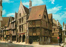18 - Bourges - Vieilles Maisons à L'angle Des Rues Pellevoysin Et Camboursac - Maisons à Pans De Bois - Automobiles - Fl - Bourges