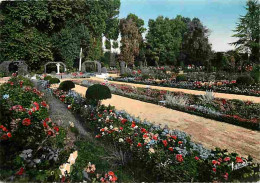 18 - Bourges - Le Jardin Dés Prés Fichaux - La Roseraie Et Le Dieu Pan - Fleurs - CPM - Voir Scans Recto-Verso - Bourges