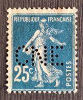 France 1907  N°140 Ob Perforé CNE TB - Usados