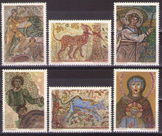Yugoslavia 1970 - Art, Mosaics - Mi 1369-1374 - MNH**VF - Nuovi