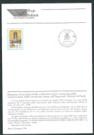 Italia 1996; Bollettino Ufficiale Delle Poste Italiane: "Chiesa Dell' Imperiale Abbazia Di Farfa" - 1991-00: Ungebraucht