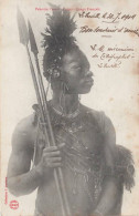 1904  Congo Français Et Dépendances    "  Guerrier Pahouin  Yemvi - Como   "   ( Pour Neufchâteau ) - Frans-Kongo
