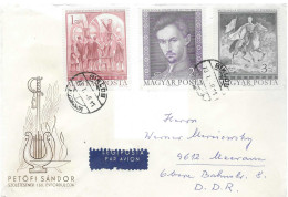 Postzegels > Europa > Hongarije >  Luchtpostbrief Met 3 Postzegels (17715) - Andere & Zonder Classificatie