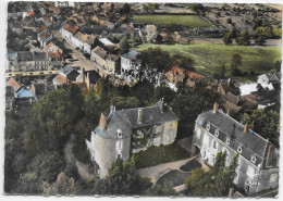 Donzy , Aérienne , Château Au 1er Plan - Autres & Non Classés
