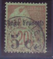 Congo N°4 Obl 5c Sur 20c Superbe - Used