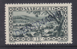 Saargebiet Dienst MiNr. D23 ** - Unused Stamps