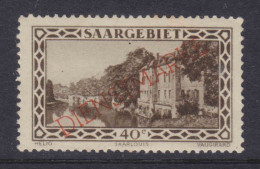 Saargebiet Dienst MiNr. D27 ** - Unused Stamps