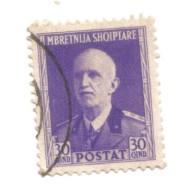 (COLONIE E POSSEDIMENTI) 1939-1940, SERIE ORDINARIA, 30q - Francobollo Usato (CAT. SASSONE N.23) - Albania