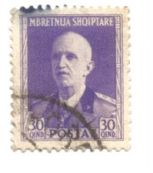 (COLONIE E POSSEDIMENTI) 1939-1940, SERIE ORDINARIA, 30q - Francobollo Usato (CAT. SASSONE N.23) - Albanie