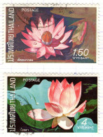 T+ Thailand 1973 Mi 663 665 Lotusblüten - Tailandia