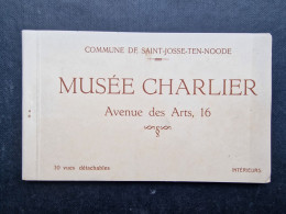 CARNET 10 CP BELGIQUE (M2409) BRUXELLES - MUSEE CHARLIER (12 Vues) Avenue Des Arts 16 - Intérieurs - Museums