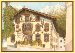 CPM- Tyrol - TIROL_ Altes Bemaltes Gasthaus- Aquarell Von R. Rietmeyer *TBE*  Cf. Scans * - Other & Unclassified