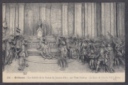 125821/ ORLÉANS, Statue De Jeanne D'Arc, Bas-relief, *Le Sacre De Charles VII à Reims* - Orleans