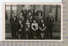 CARTE PHOTO; CONSCRITS DE LA CLASSE 1943 (LIEU ??) CARTE PHOTO - Fotografie