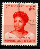 HAITI - 1954 -  MADAME MAGLOIRE - USATO - Haití