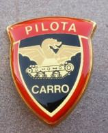 DISTINTIVO Vetrificato A Spilla PILOTA CARRO - Esercito Italiano Incarichi - Italian Army Pinned Badge - Used (286) - Army