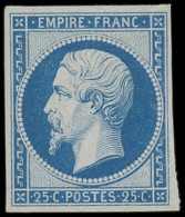 * FRANCE - Poste - 15c, Réimpression De 1862: 25c. Bleu - 1853-1860 Napoleone III