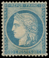 * FRANCE - Poste - 37, Signé Calves: 20c. Bleu - 1870 Belagerung Von Paris