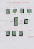 O FRANCE - Poste - 42B, 1 Exemplaire Neuf, 7 Unités Et Une Paire, Nuances, Et Oblitérations Diverses Dont 2 Cad - 1870 Bordeaux Printing