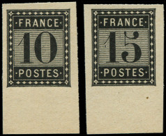 ESS FRANCE - Poste - Essais De L'Imprimerie Nationale: 10c. + 15c. (Spink) - 1871-1875 Cérès