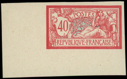 * FRANCE - Poste - 119a, Non Dentelé, Signé Brun, Cdf: 40c. Merson - Unused Stamps
