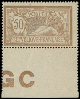 ** FRANCE - Poste - 120d, Papier GC Blanc Avec Manchette GC: 50c. Merson - Unused Stamps