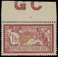 ** FRANCE - Poste - 121f, Avec Manchette GC: 1f. Merson - Unused Stamps