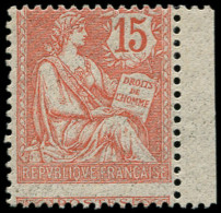 ** FRANCE - Poste - 125, Piquage à Cheval: 10c. Mouchon Retouché (Spink) - Unused Stamps