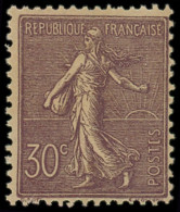 ** FRANCE - Poste - 133b, Violet Très Foncé: 30c. Semeuse Lignée - Nuovi