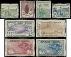 ** FRANCE - Poste - 148/55, Complet Dont 152/55 Signés Calves: 1ère Orphelins - Unused Stamps