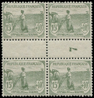 ** FRANCE - Poste - 150, Bloc De 4 Millésime "7": 15c. + 10c. Orphelins - Unused Stamps