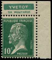 ** FRANCE - Poste - 170, Pub Privée "Yvetot" : 10c. Pasteur (Spink) - Neufs