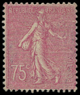 ** FRANCE - Poste - 202a, Type II: 75c. Semeuse Lilas-rose - Ongebruikt