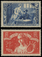 ** FRANCE - Poste - 307/08, Chômeurs Intellectuels - Unused Stamps