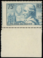 ** FRANCE - Poste - 313, Piquage Légèrement à Cheval: Pilâtre De Rozier - Unused Stamps