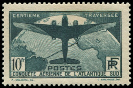 * FRANCE - Poste - 321, * Infime: 10f. Atlantique Sud - Unused Stamps