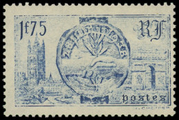* FRANCE - Poste - 400, Impression Très Dépouillée, Signé Brun: Visite Des Souverains Britanniques - Unused Stamps